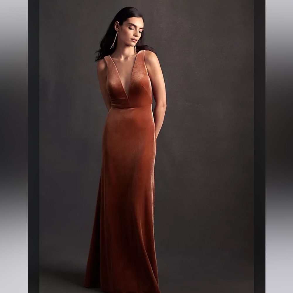 Jenny Yoo Logan Velvet Dress